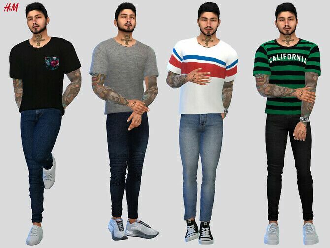 Selected Tees By Mclaynesims Sims 4 CC