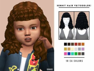 Senhit Hair V2 [Toddler] By Oranostr Sims 4 CC