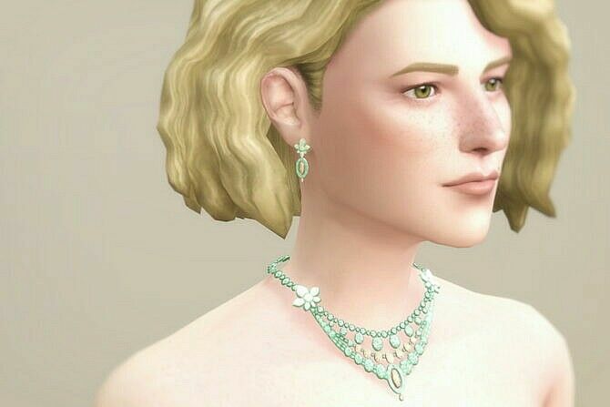 sims 4 cc set ii necklace and earrings at rusty nail 2