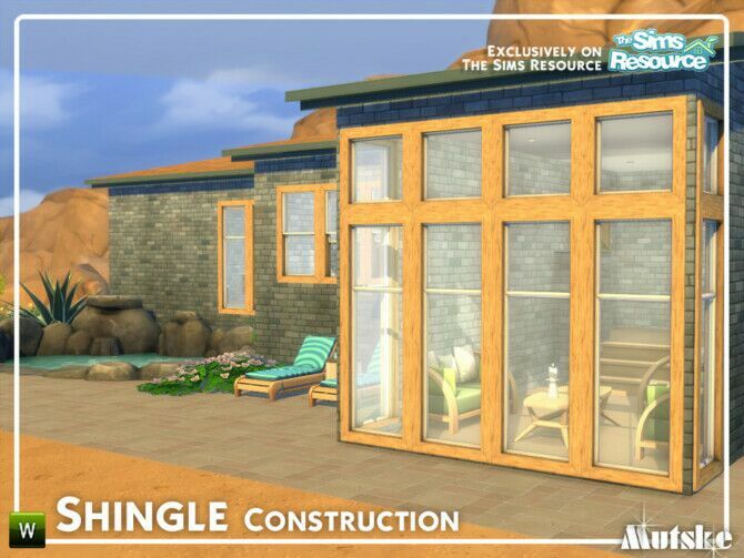 Shingle Construction Part 1 By Mutske Sims 4 CC