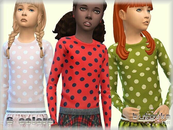 Shirt For Girls By Bukovka Sims 4 CC