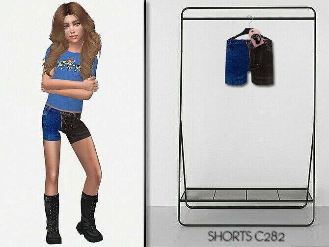 Shorts C282 By Turksimmer Sims 4 CC