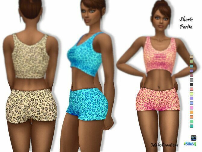 Shorts Portio By Mahocreations Sims 4 CC