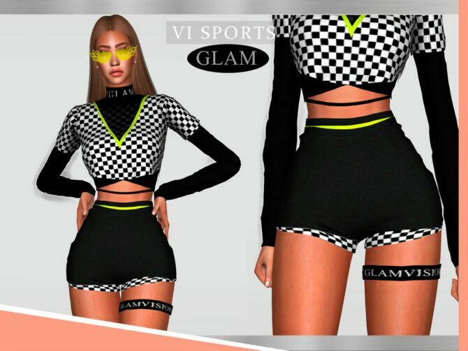 Shorts Sportglam VI – I By VIY Sims Sims 4 CC