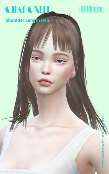 sims 4 cc shoulder length hair at charonlee 3