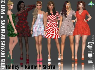 Sifix Dress Recolors Part 2 At Annett’s Sims 4 Welt Sims 4 CC