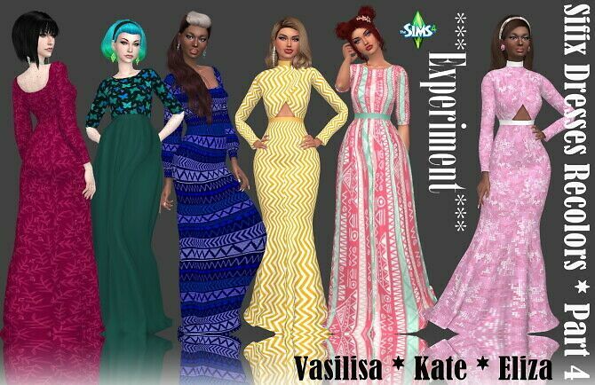 Sifix Dress Recolors Part 4 At Annett’s Sims 4 Welt Sims 4 CC