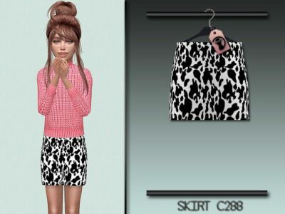 Skirt C288 By Turksimmer Sims 4 CC