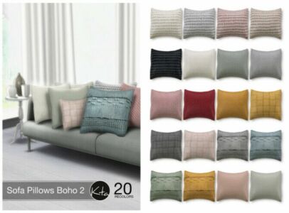 Sofa Pillows Boho 2 At Ktasims Sims 4 CC