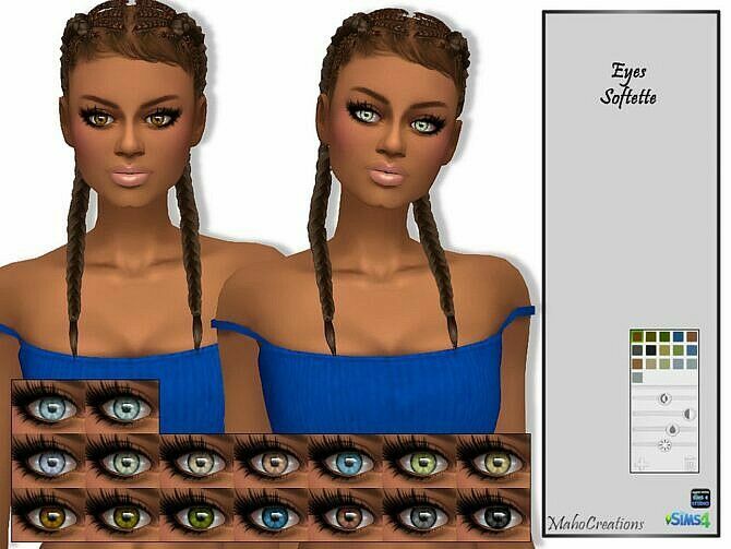 Softette Eyes By Mahocreations Sims 4 CC