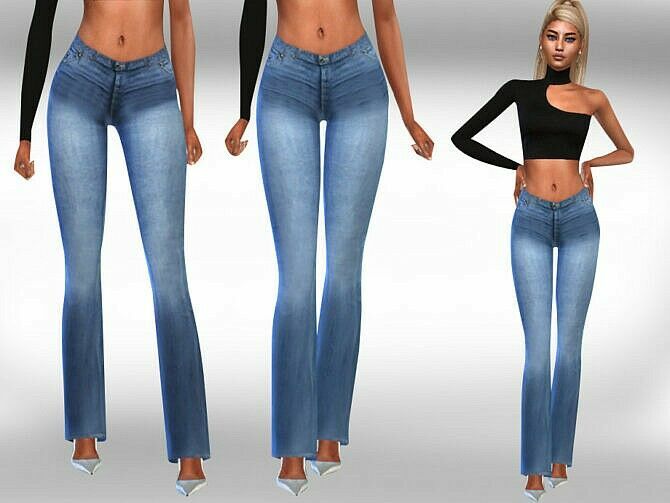 Spanish Style Jeans By Saliwa Sims 4 CC