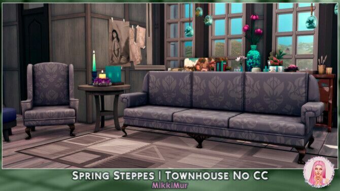 sims 4 cc spring steppes townhouse at mikkimur 2