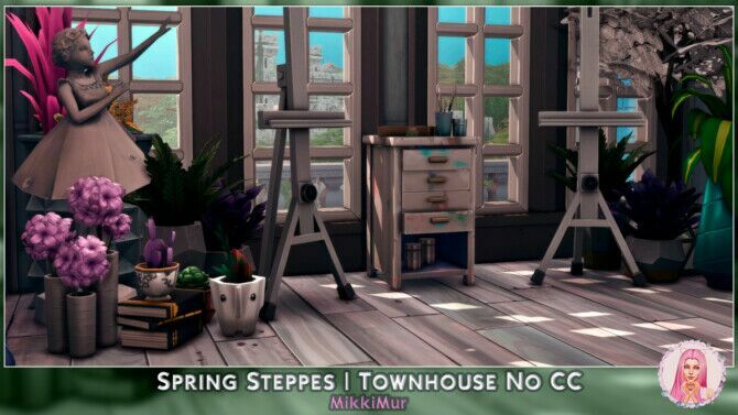 sims 4 cc spring steppes townhouse at mikkimur 4