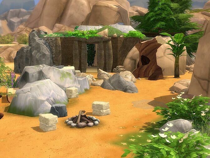 Stoneage Second Home At Kyriat’s Sims 4 World Sims 4 CC