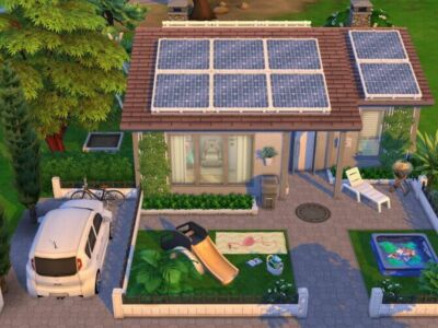 Suburban Tiny House By Flubs79 Sims 4 CC