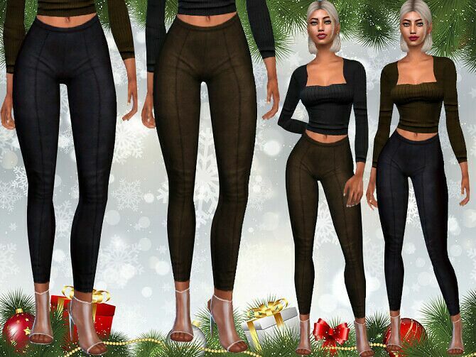 Suet Pants F By Saliwa Sims 4 CC