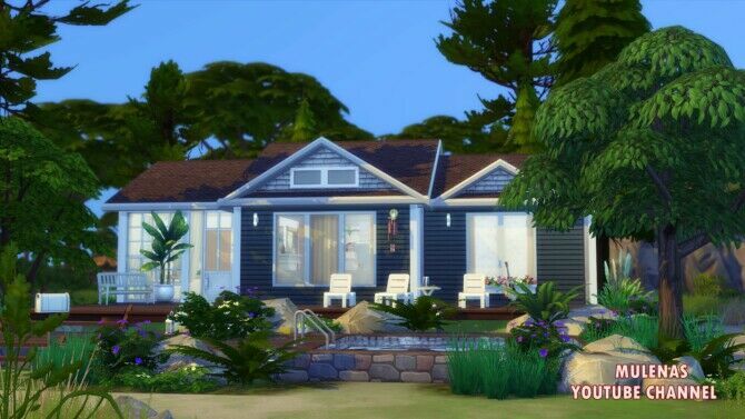 Summer House At Sims By Mulena Sims 4 CC