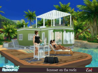 Summer ON The Rocks By EVI Sims 4 CC