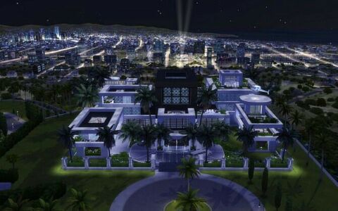 Superstar Mega Mansion By Alexiasi Sims 4 CC