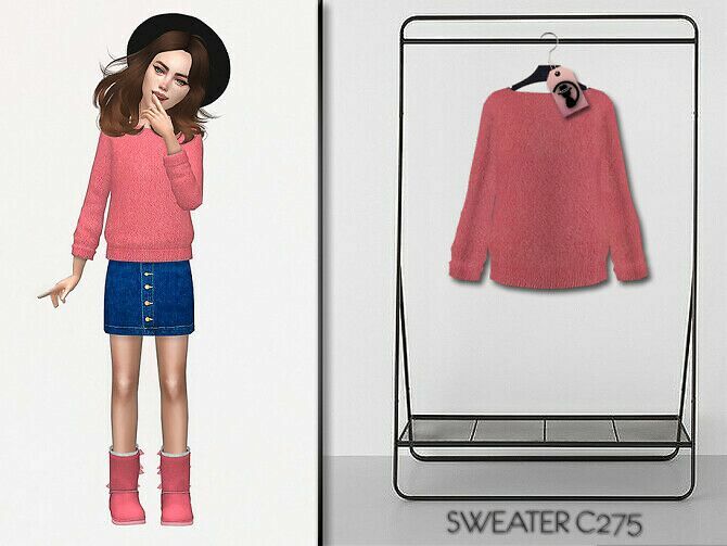 Sweater C275 By Turksimmer Sims 4 CC