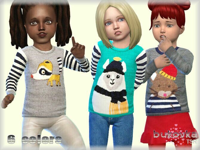 Sweater Toddler By Bukovka Sims 4 CC