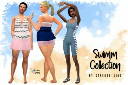Swimm Collection At Strenee Sims Sims 4 CC