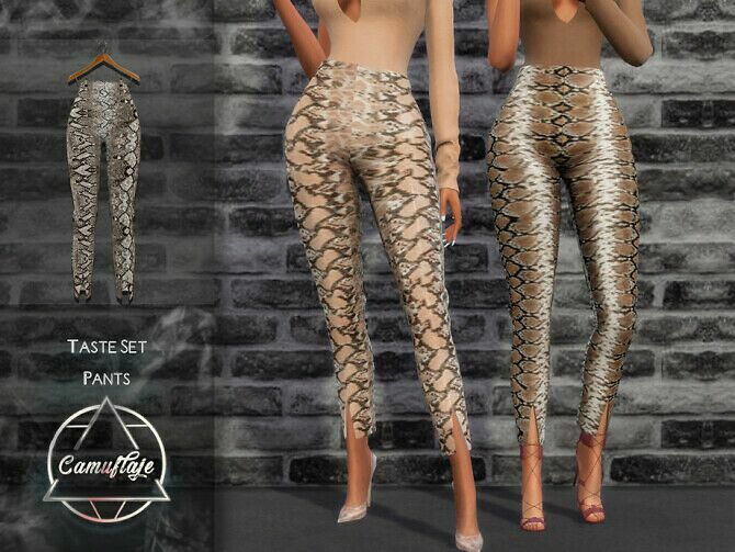 Taste SET Pants By Camuflaje Sims 4 CC