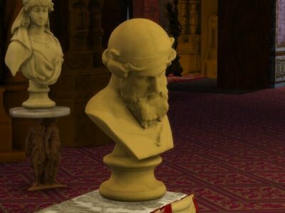 The Greek Room Sculptures & Busts At Anna Quinn Stories Sims 4 CC