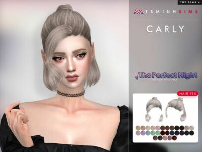 The Perfect Night Carly ( Hair 154 ) Sims 4 CC