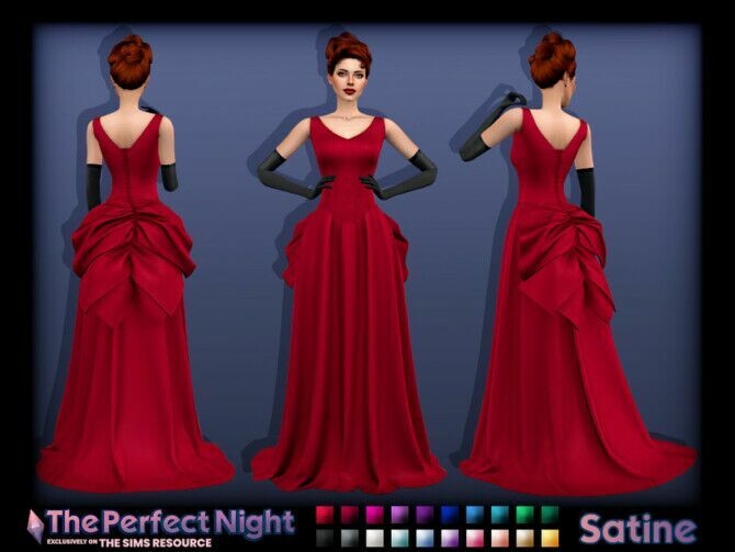 The Perfect Night Satine Gown By Sifix Sims 4 CC