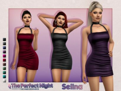 The Perfect Night Selina Dress By Sifix Sims 4 CC