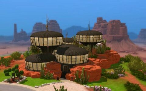 The UFO House By Alexiasi At Mod The Sims Sims 4 CC
