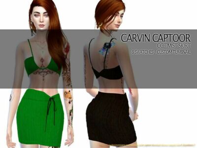 Tmist Skirt By Carvin Captoor Sims 4 CC