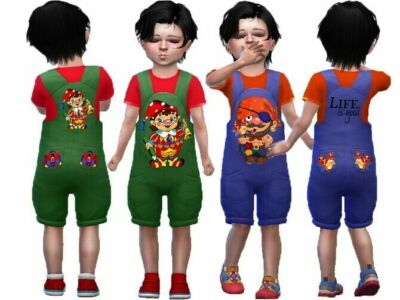 Toddler BOY Outfit 01 By Trudieopp Sims 4 CC