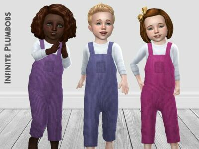 Toddler Corduroy Dungarees By Infiniteplumbobs Sims 4 CC