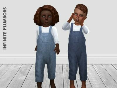 Toddler Denim Dungarees By Infiniteplumbobs Sims 4 CC