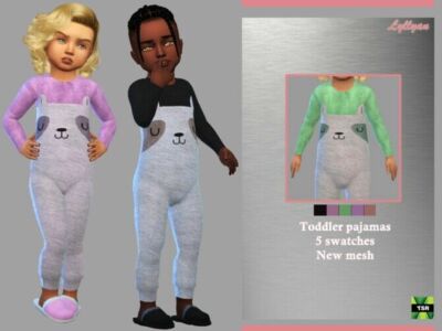 Toddler Pajamas Cute By Lyllyan Sims 4 CC