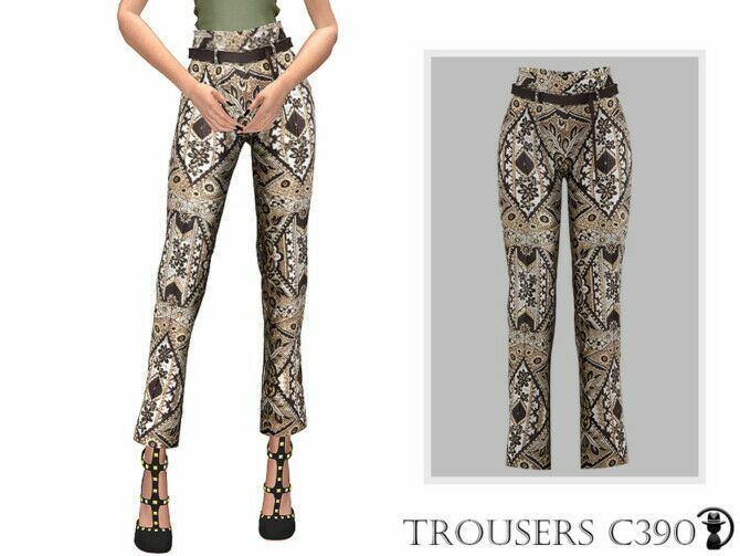 Trousers C390 By Turksimmer Sims 4 CC