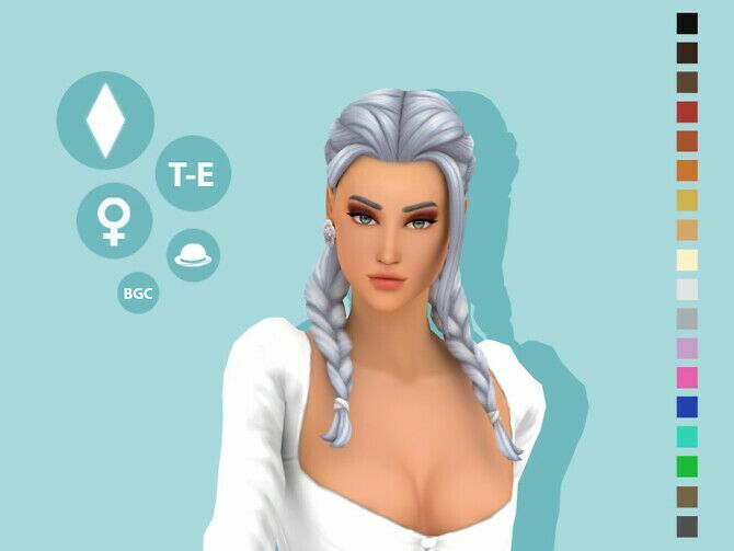 Twyla Hairstyle By Simcelebrity00 Sims 4 CC