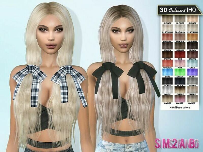 Veronique Hairstyle 10 By Sims2Fanbg Sims 4 CC