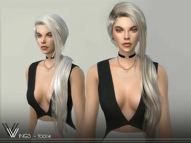 Wings-To0114 Hair By Wingssims Sims 4 CC