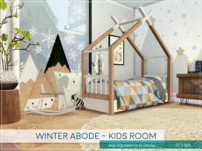 Winter Abode Kids Room By Lhonna Sims 4 CC