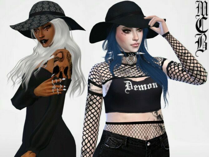 Witchy Hat By Maruchanbe Sims 4 CC