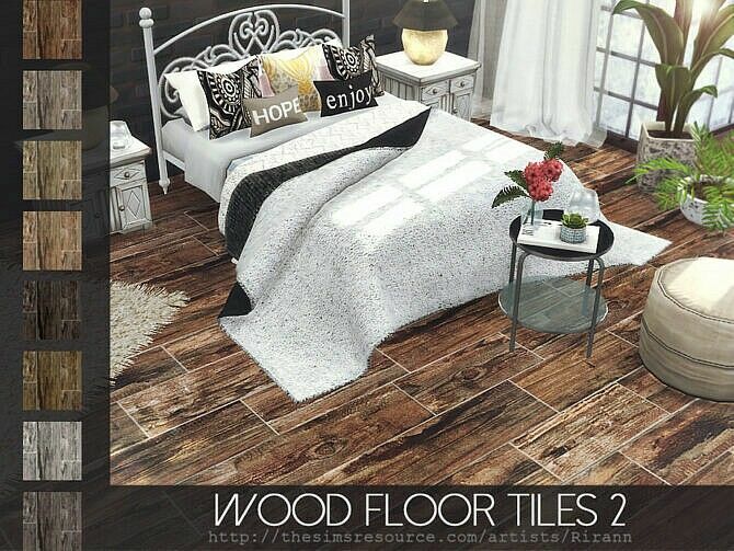 Wood Floor Tiles 2 By Rirann Sims 4 CC