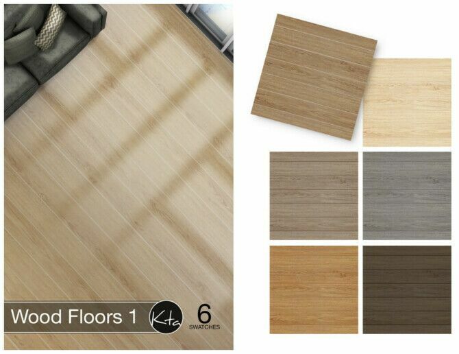 Wood Floors 1 At Ktasims Sims 4 CC