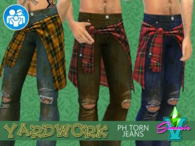 Yardwork PH Torn Jeans By Simmiev