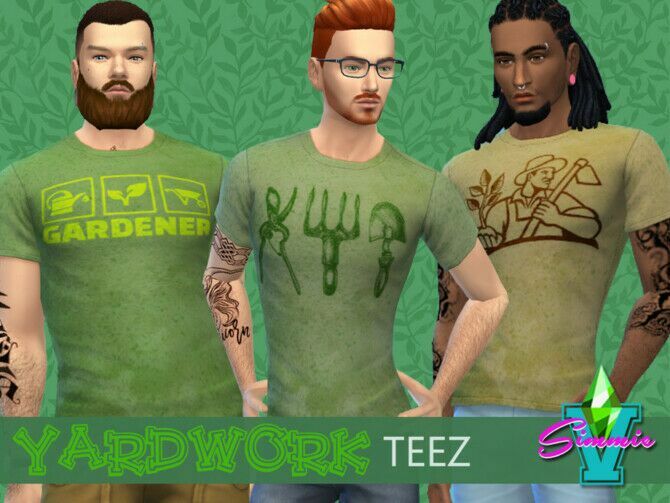 Yardwork Teez By Simmiev Sims 4 CC