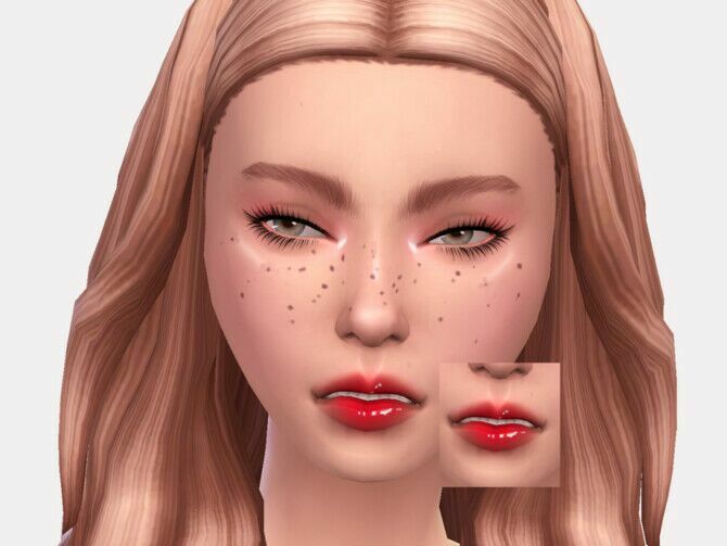 Yella Lipgloss By Sagittariah Sims 4 CC