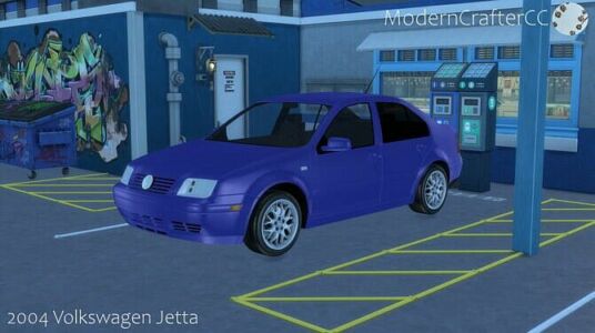 2004 Volkswagen Jetta At Modern Crafter CC Sims 4 CC