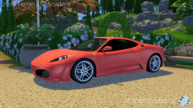 2008 Ferrari 430 Scuderia At Modern Crafter CC Sims 4 CC